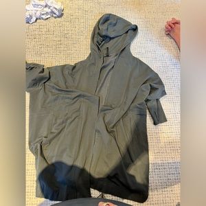 Athleta Olive Green Hooded Sweater